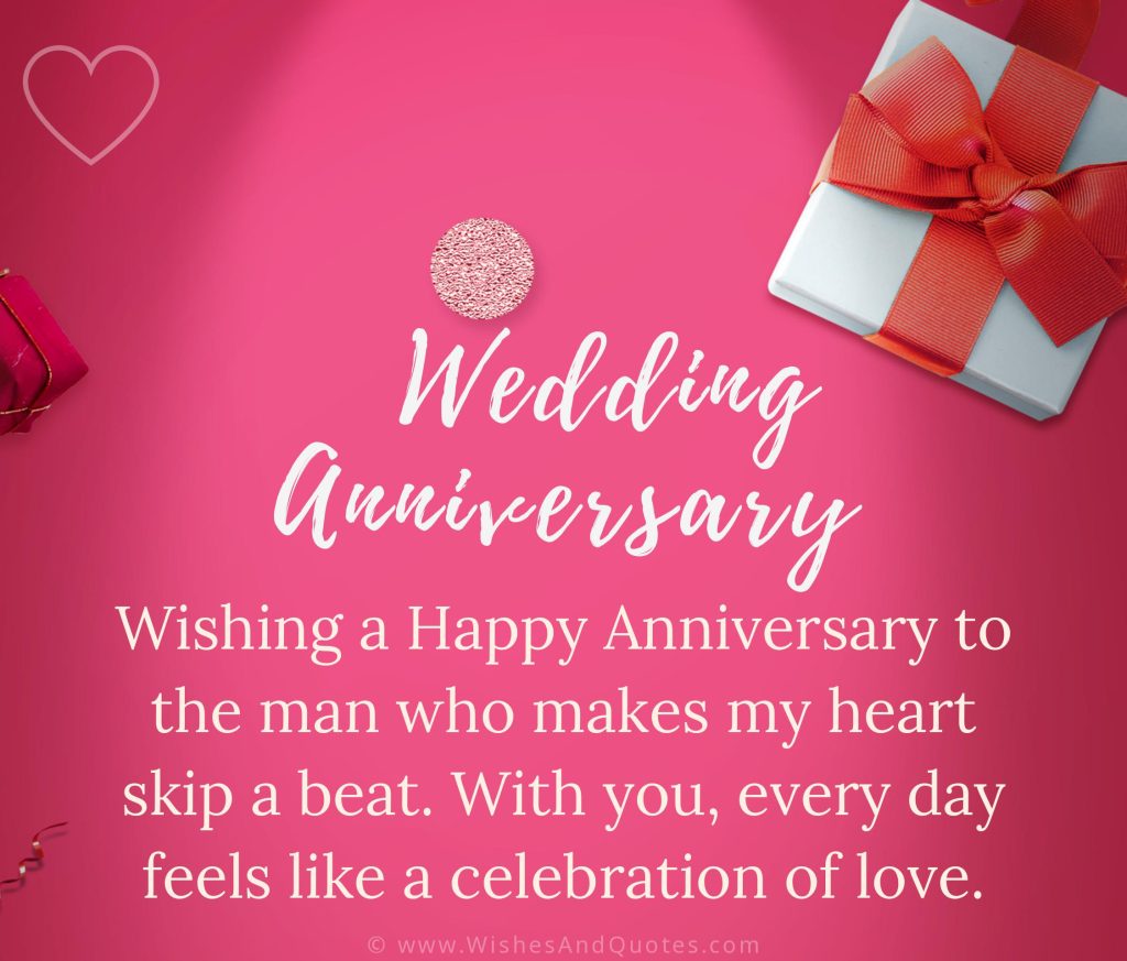Wedding Anniversary Wishes and Messages for Husband